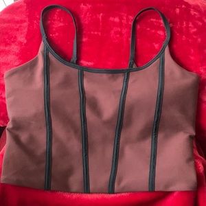 YPB sculpt lux slim scoopneck cami size Medium